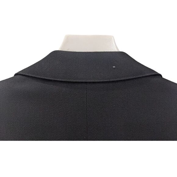 Massimo Bizzocchi Handmade Men's Three Button Black Blazer Size 44R - Picture 9 of 12